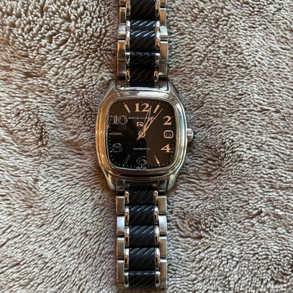David Yurman T301-LST Stainless Steel Belmont Thoroughbred Automatic Watch